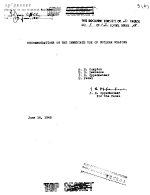 Recommendations on the Immediate Use of Nuclear Weapons, June 16, 1945 - small image